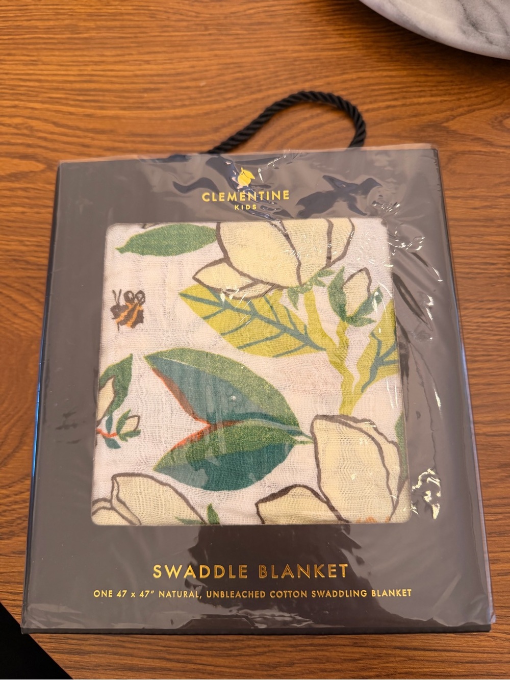 Clementine Kids Magnolia Muslin Swaddle Blanket NIB